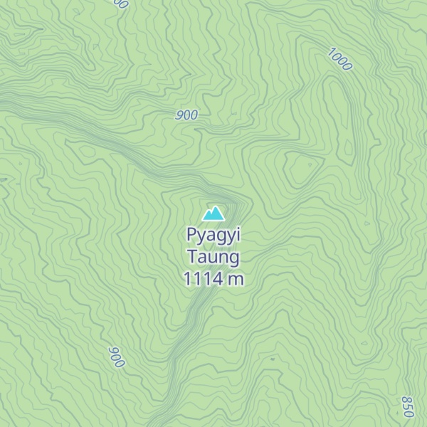 Map of Pyagyi Taung