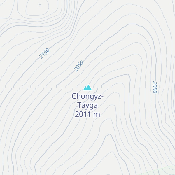 Map of Chongyz-Tayga