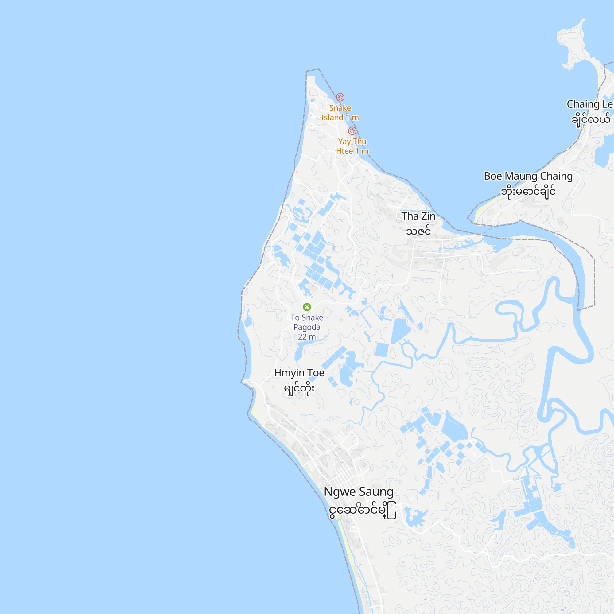 To Snake Pagoda map