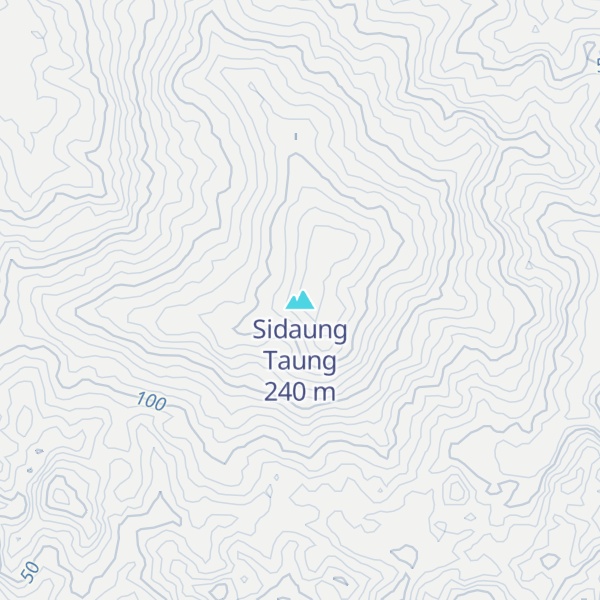 Map of Sidaung Taung