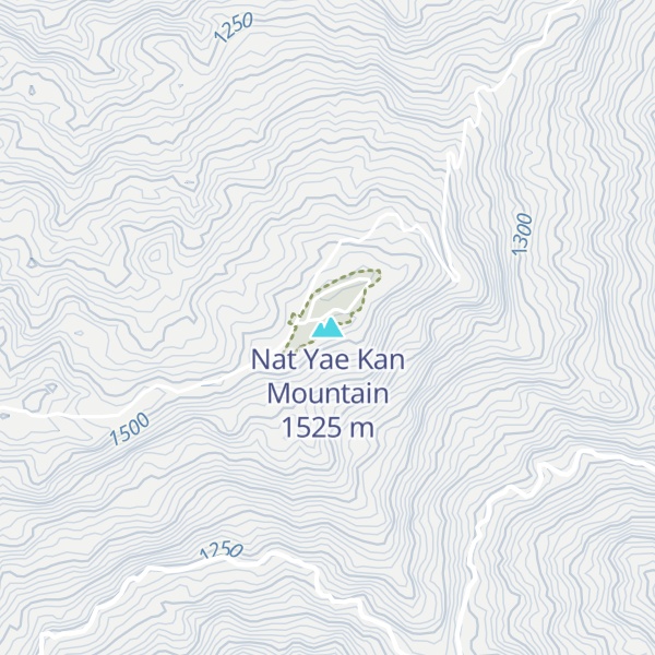 Map of Nat Yae Kan Mountain