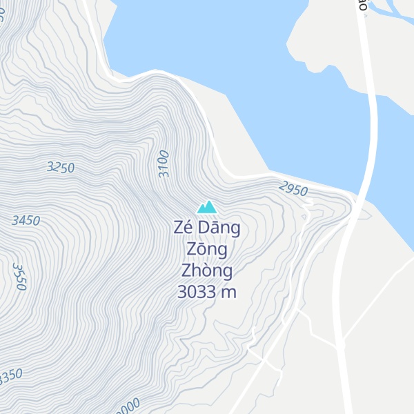 Map of Zé Dāng Zōng Zhòng
