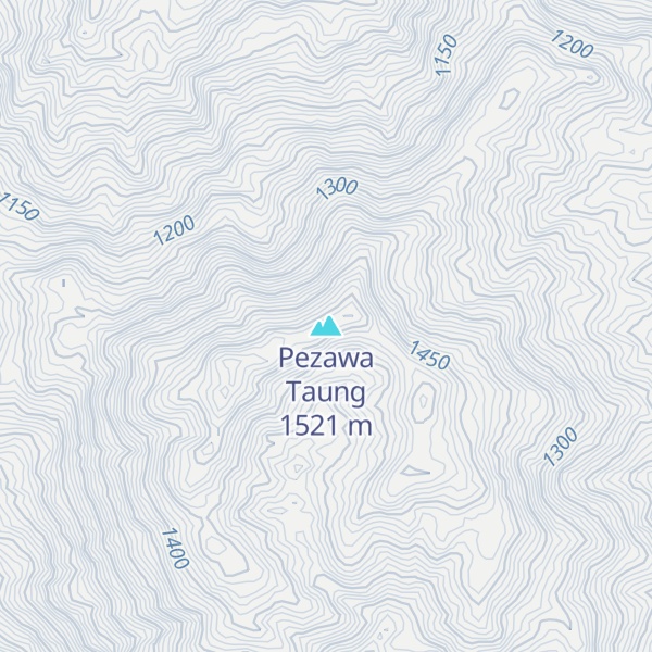 Map of Pezawa Taung