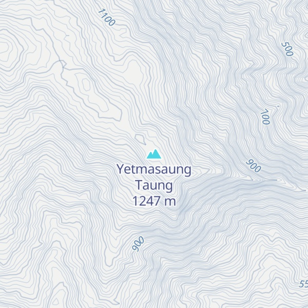 Map of Yetmasaung Taung