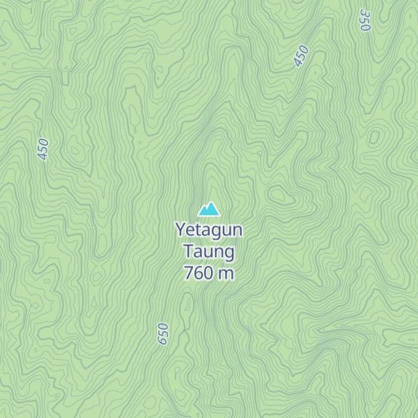 Map of Yetagun Taung