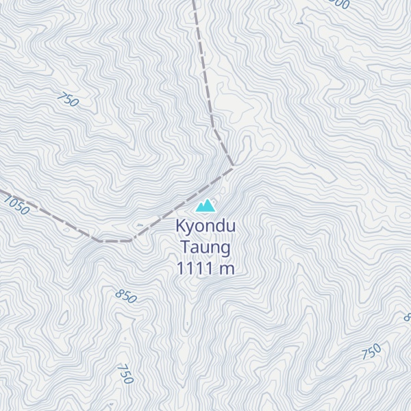 Map of Kyondu Taung