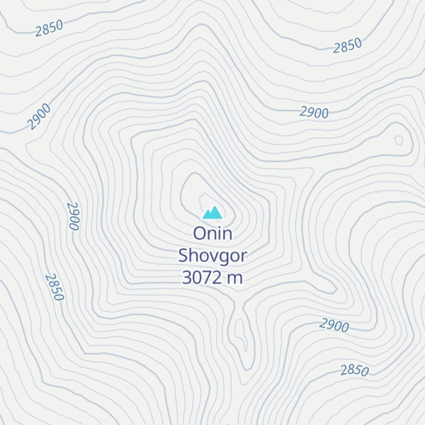 Map of Onin Shovgor