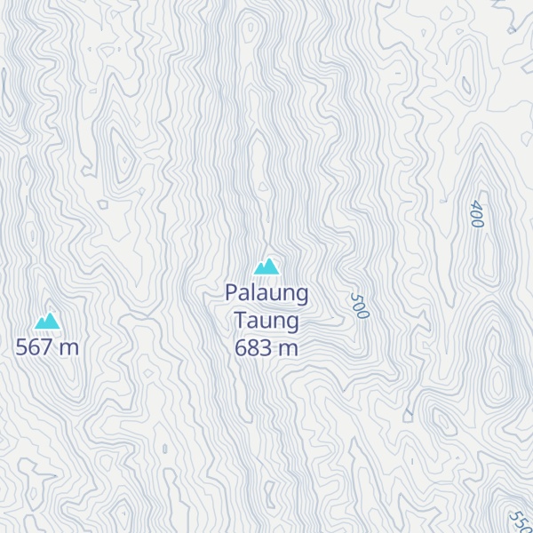 Map of Palaung Taung