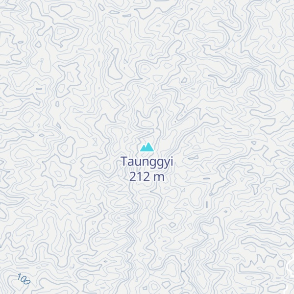 Map of Taunggyi