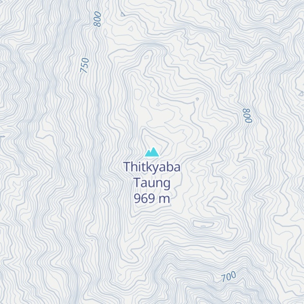 Map of Thitkyaba Taung