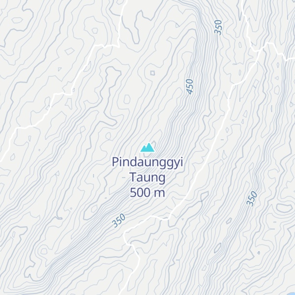 Map of Pindaunggyi Taung