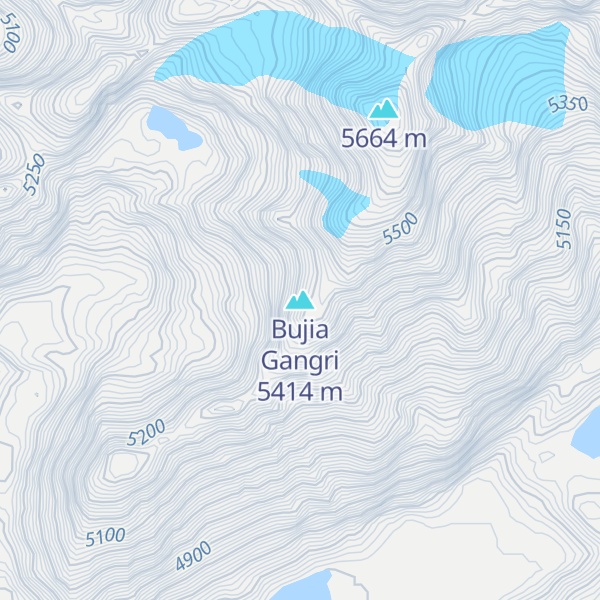 Map of Bujia Gangri