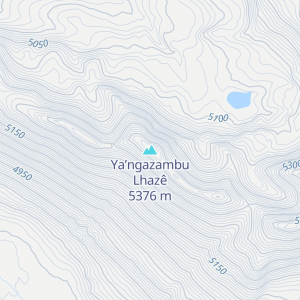 Map of Ya’ngazambu Lhazê