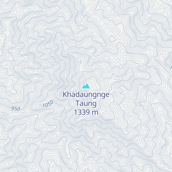 Map of Khadaungnge Taung