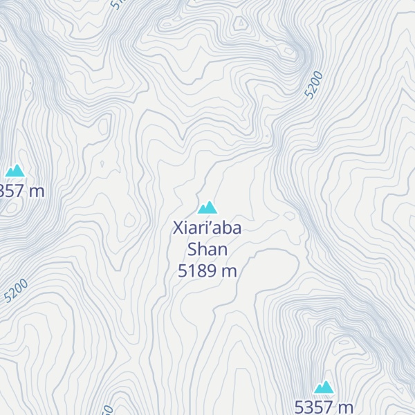 Map of Xiari’aba Shan
