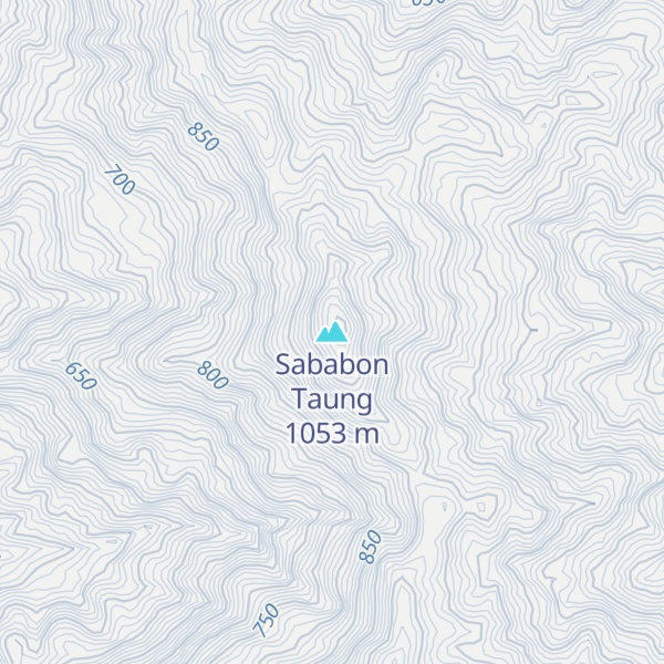 Map of Sababon Taung