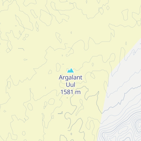 Map of Argalant Uul