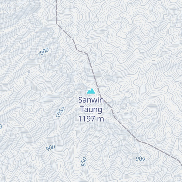Map of Sanwin Taung