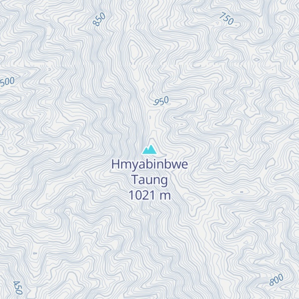 Map of Hmyabinbwe Taung