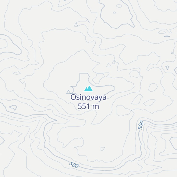 Map of Osinovaya
