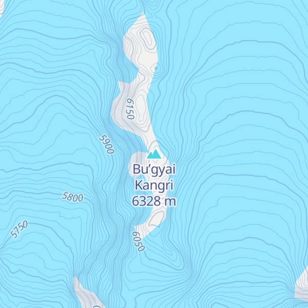 Map of Bu’gyai Kangri