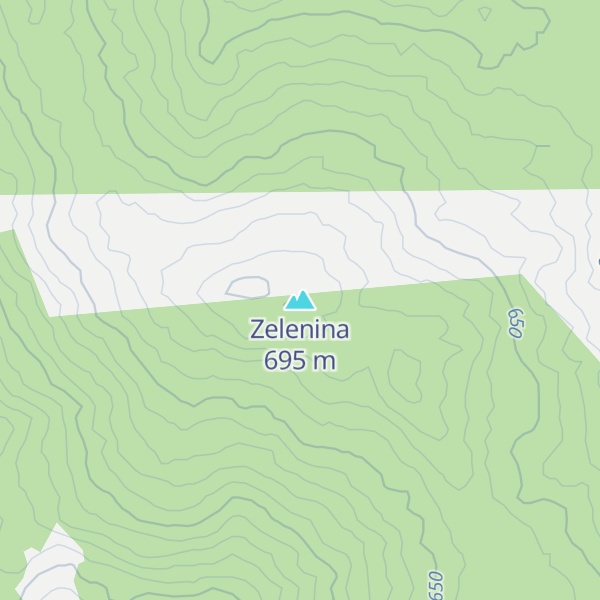 Map of Zelenina