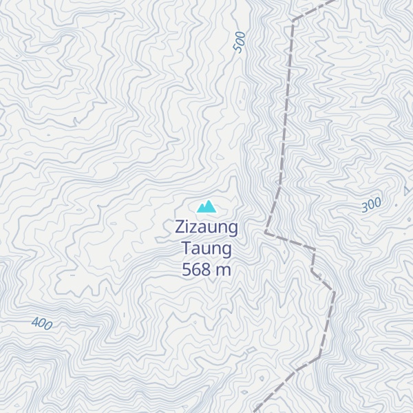 Map of Zizaung Taung