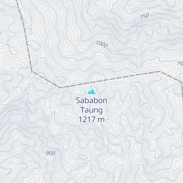 Map of Sababon Taung