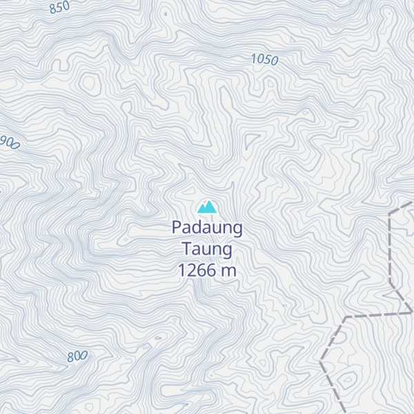 Map of Padaung Taung