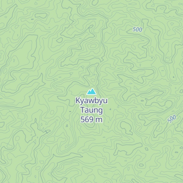 Map of Kyawbyu Taung