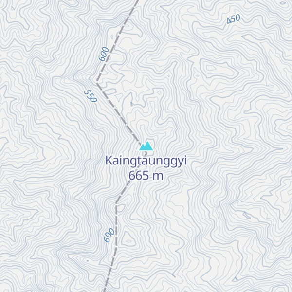 Map of Kaingtaunggyi