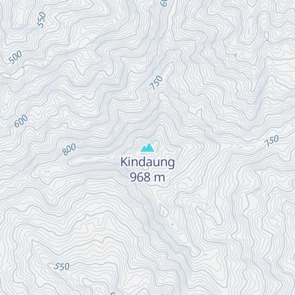 Map of Kindaung