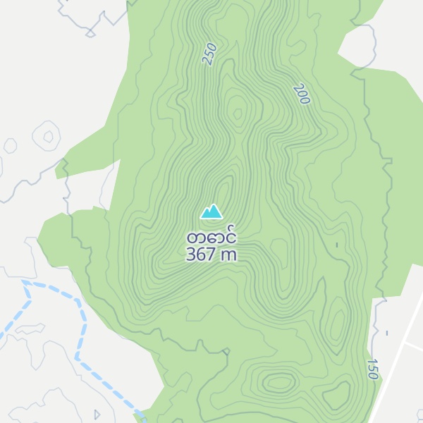 Map of တောင်