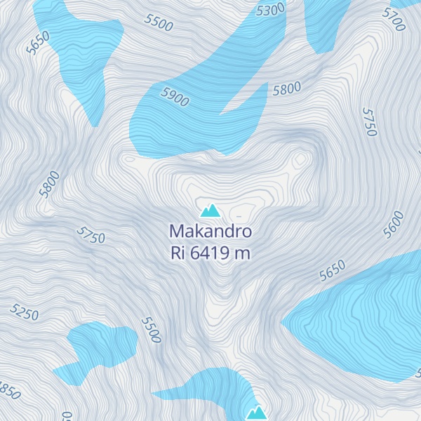 Map of Makandro Ri