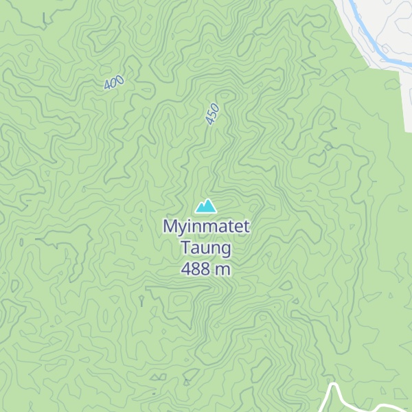 Map of Myinmatet Taung