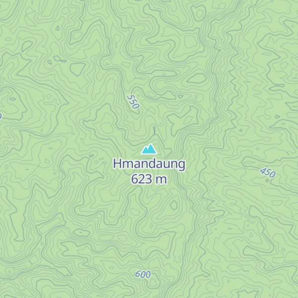 Map of Hmandaung