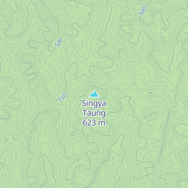 Map of Singya Taung