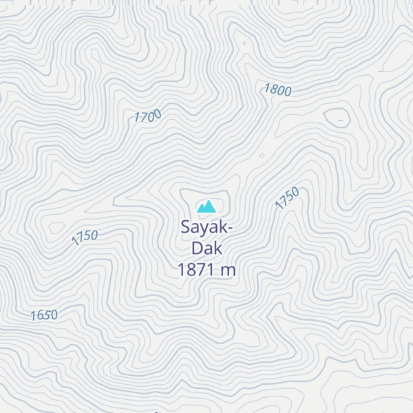 Map of Sayak-Dak