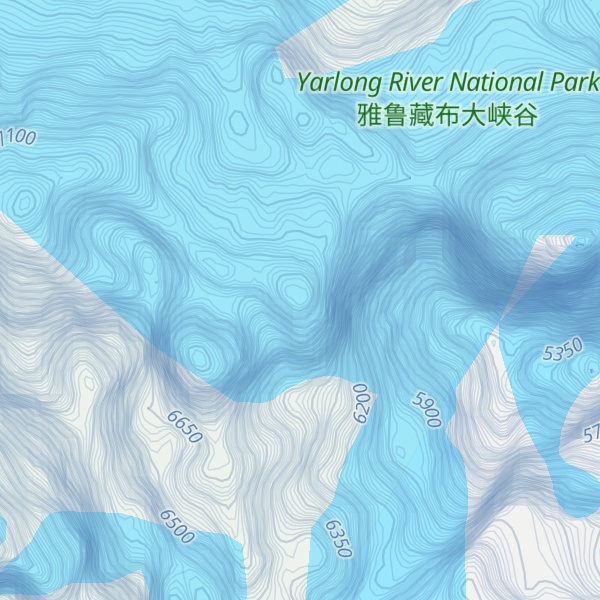 Map of Namcha Barwa