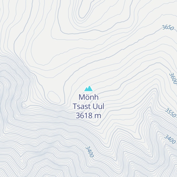 Map of Mönh Tsast Uul