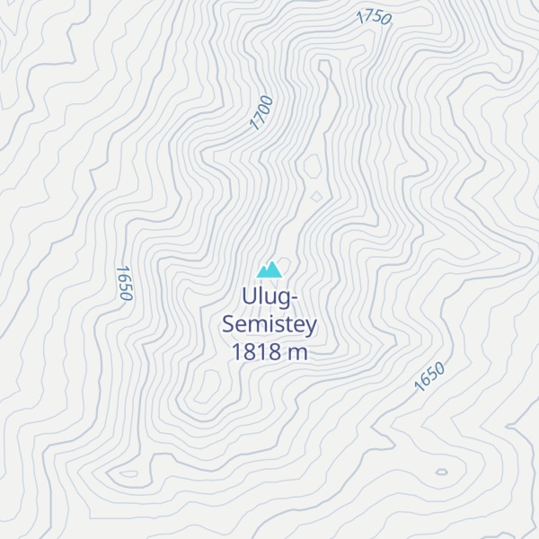 Map of Ulug-Semistey