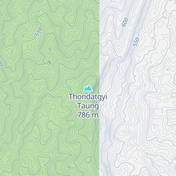 Map of Thondatgyi Taung