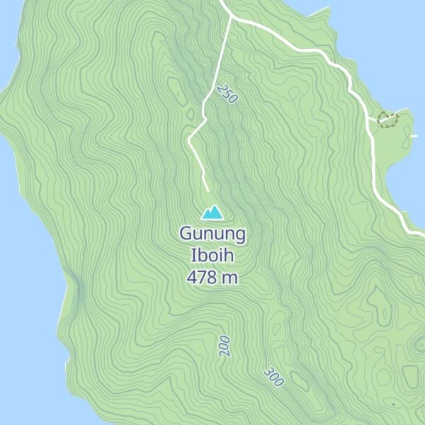 Map of Gunung Iboih