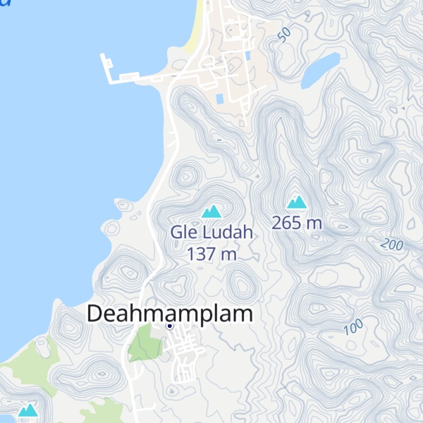 Map of Gle Ludah