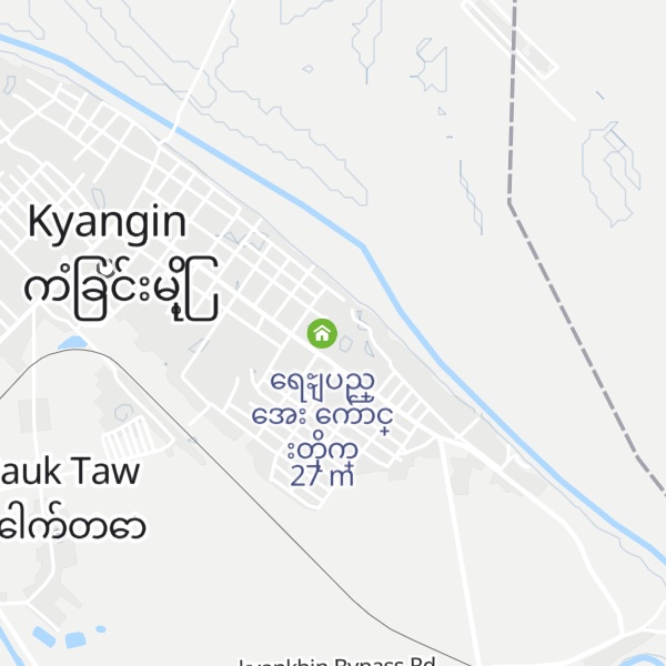 Map of ေရႊ​ေတာင္​​ေက်ာင္​းတိုက္
