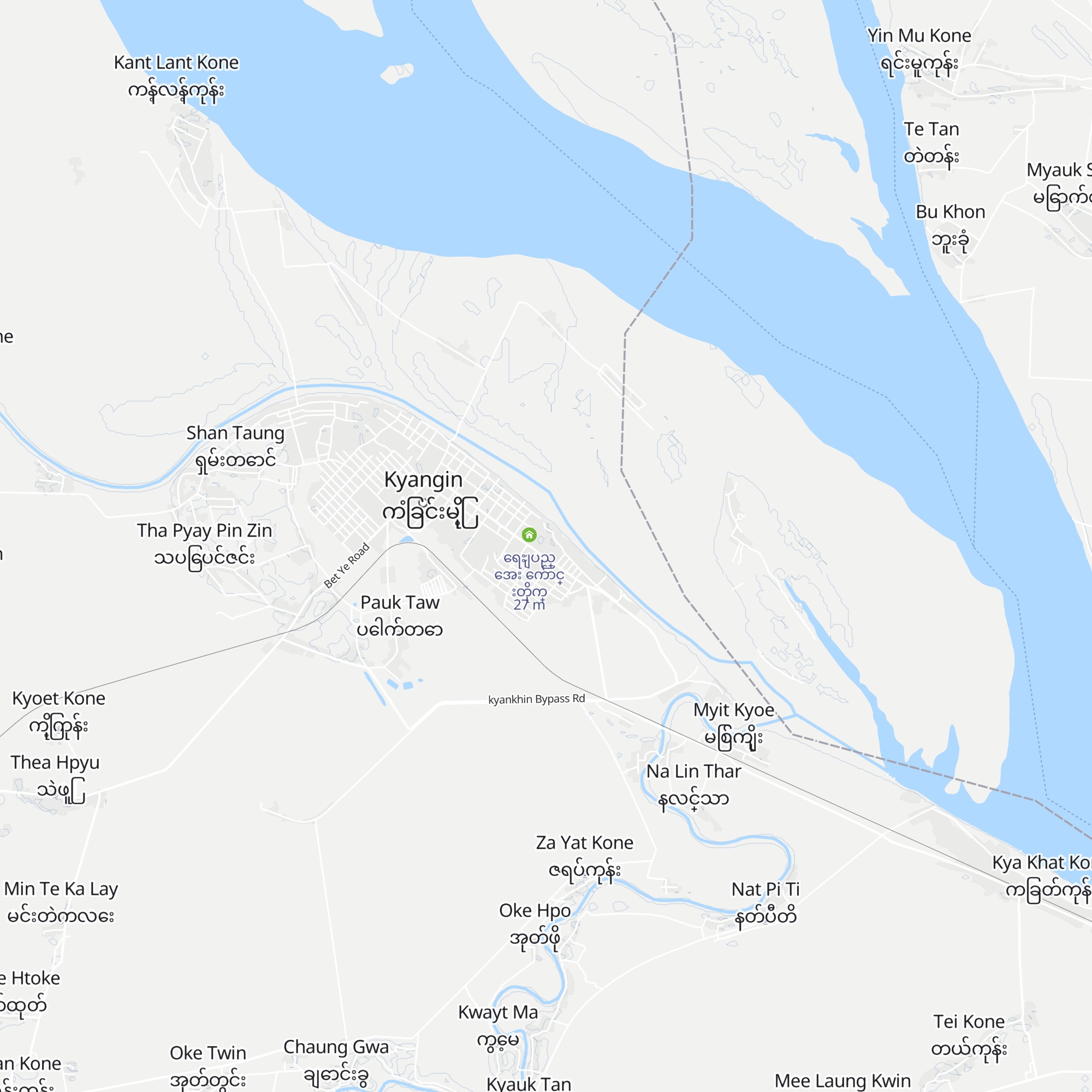 မုခ္​ထုပ္​​ေက်ာင္​းတိုက္​ map