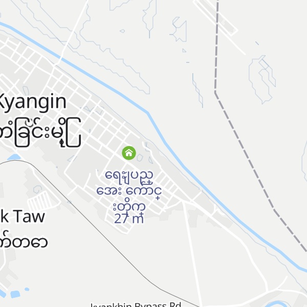 Map of လဲဝါ​ေက်ာင္​းတိုက္​