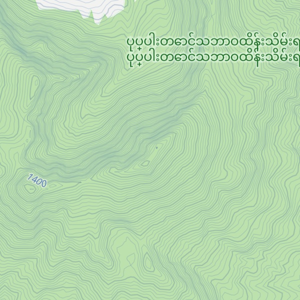 Map of Mount Popa
