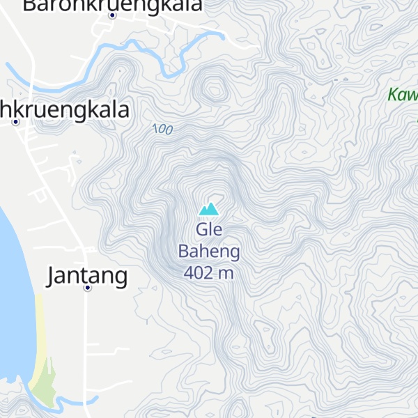 Map of Gle Baheng