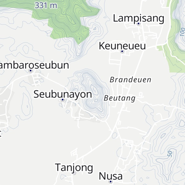 Map of Bukit Seubun